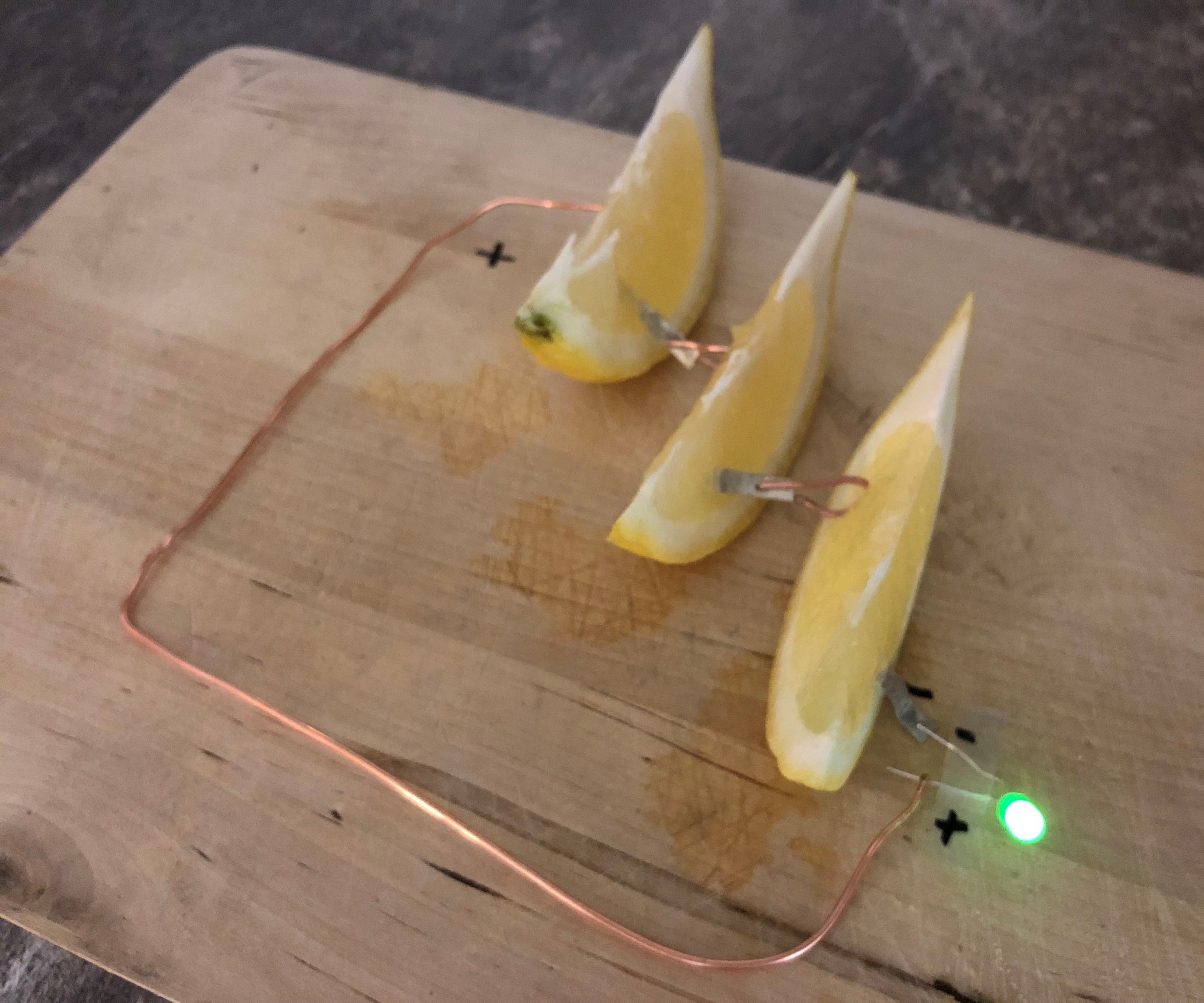 Electricity & Light From a Lemon 3 Steps Instructables