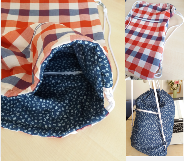 OVY × deci Reversible  Drawstring Bag OVY × deci Reversible Drawstring Bag OVY × deci Reversible