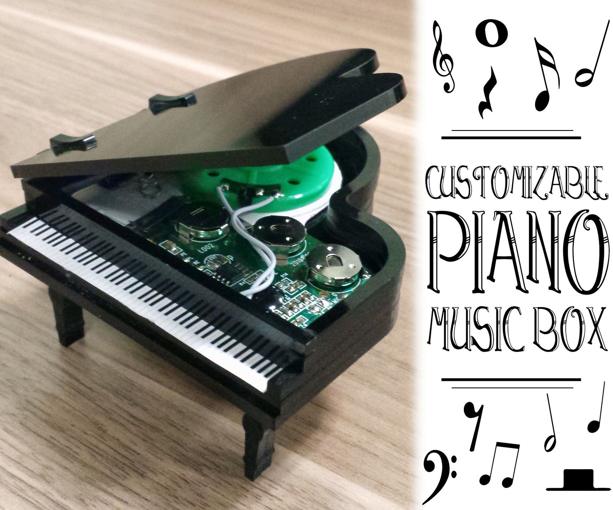 Customizable Piano Music Box 6 Steps (with Pictures) Instructables