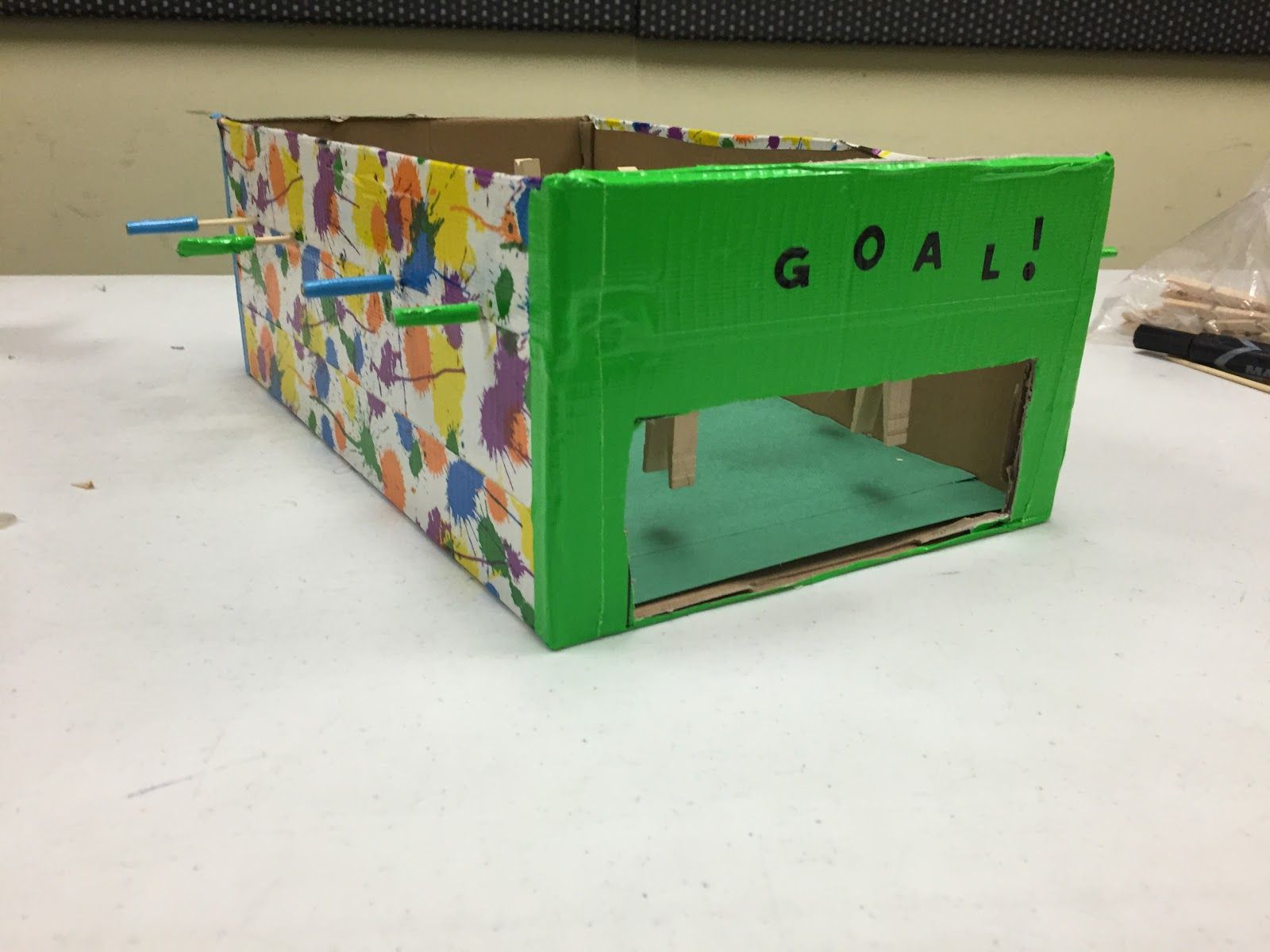 Shoebox Foosball Table! 12 Steps (with Pictures) Instructables