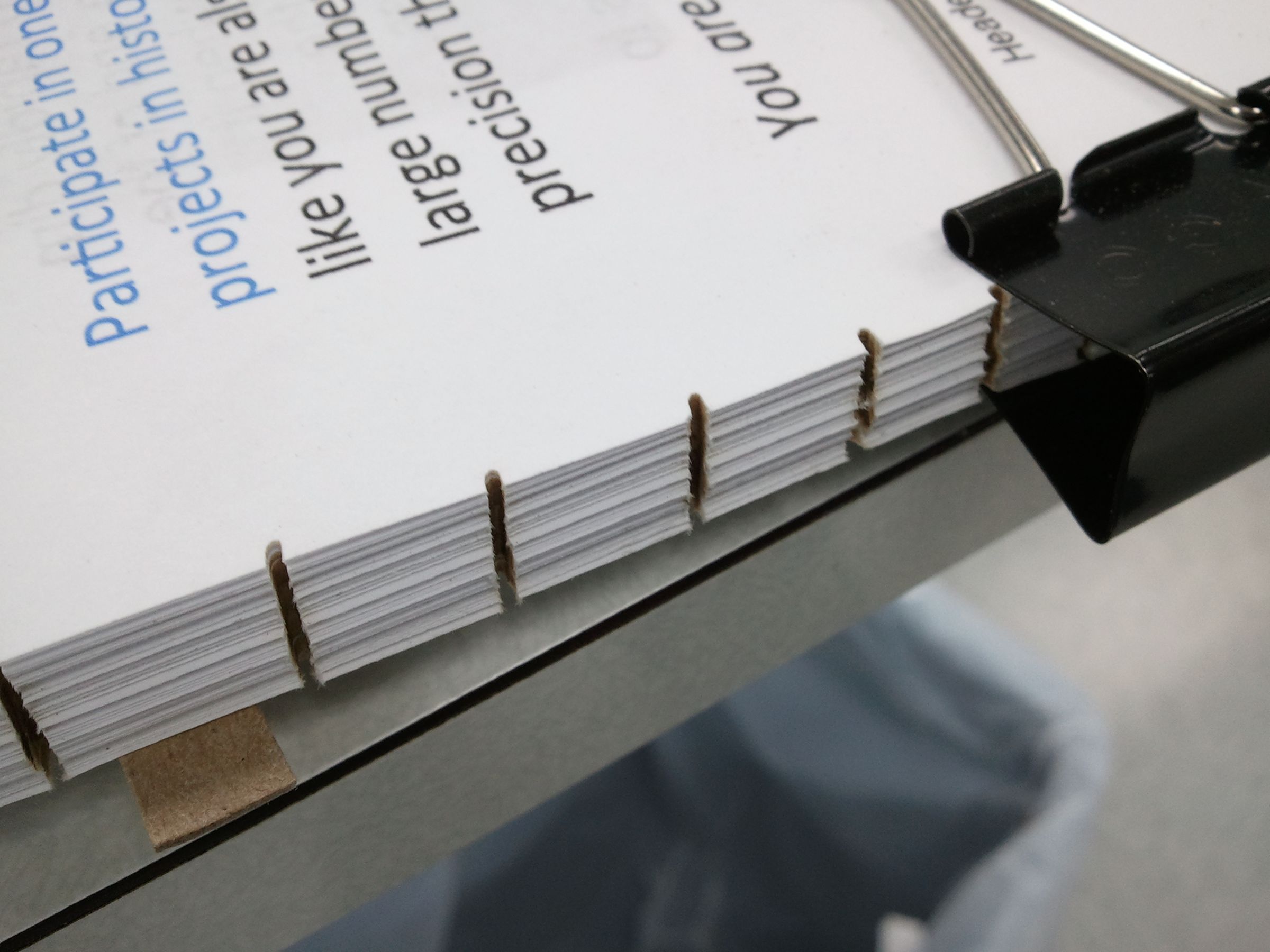 How to Bind a Book, (fake/hybrid Perfect Bind) 9 Steps (with Pictures