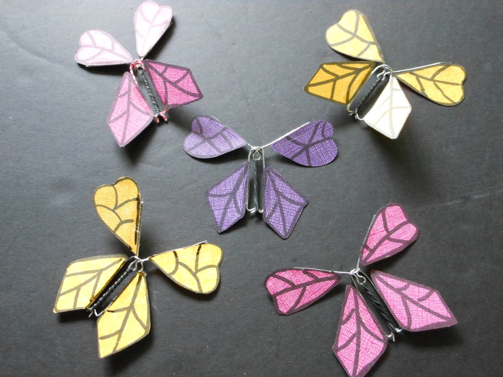 Download How To Make A Twirling Paper Butterfly 19 Steps With Pictures Instructables