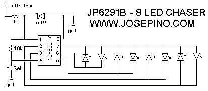 Led Chaser 7 Steps Instructables