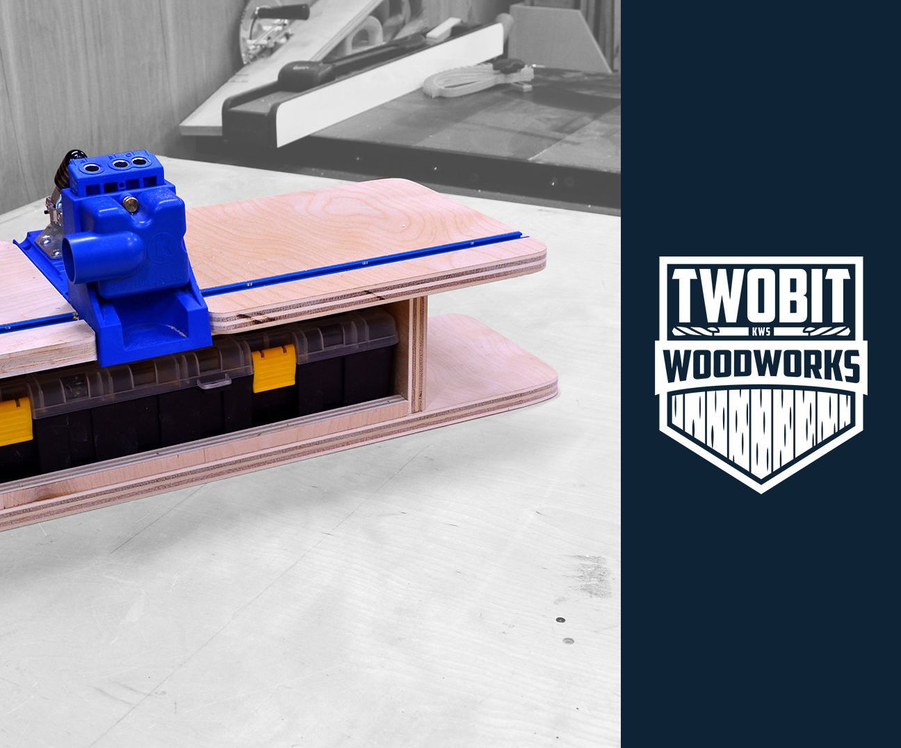 how to build a pocket hole workstation | diy woodworking shop project DIY Project DIY Project Image