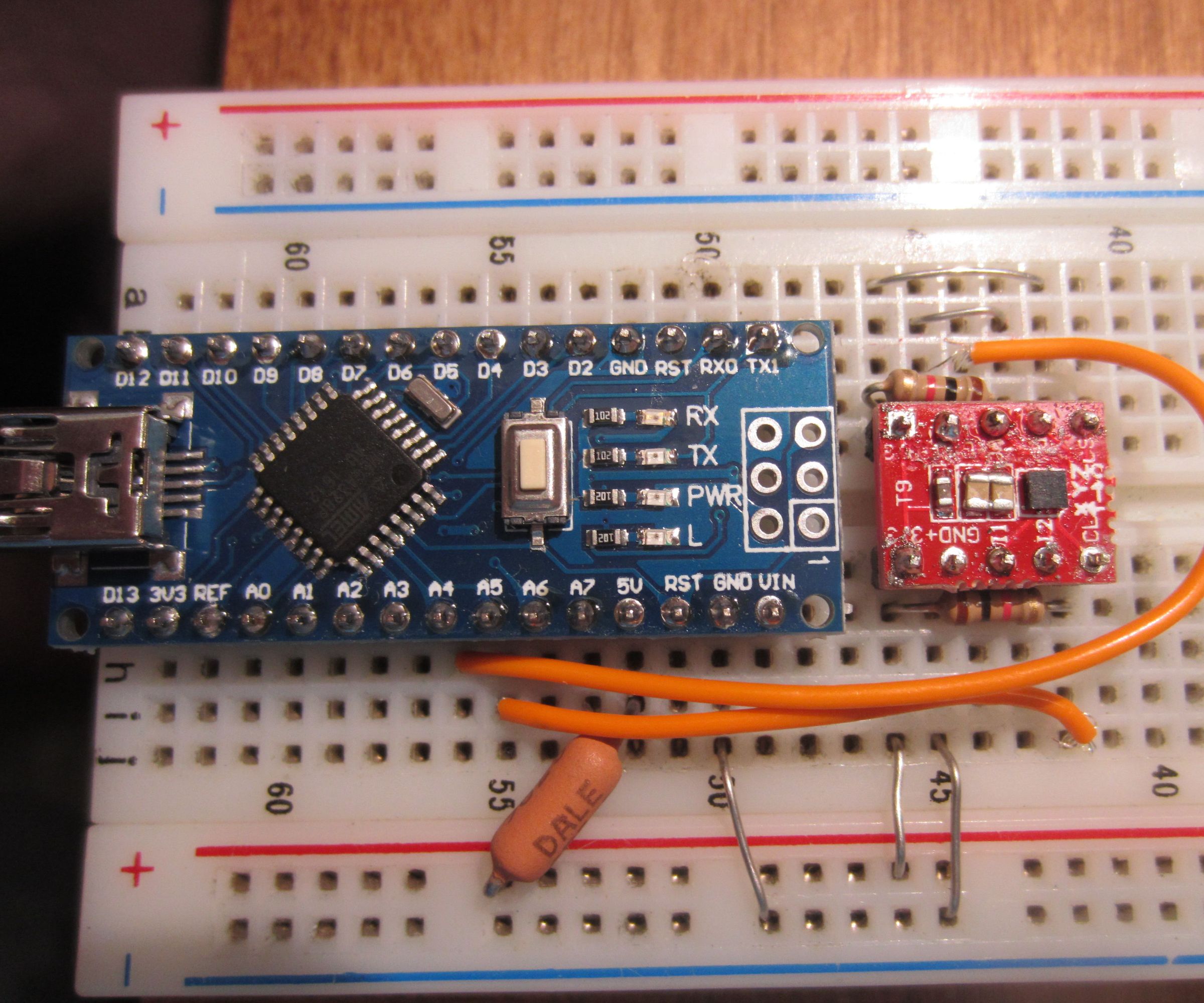 3 axis accelerometer lis2hh12 module DIY Project DIY Project Image