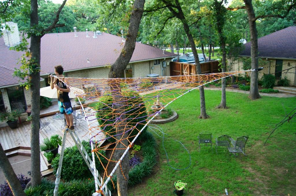 tree climbing net