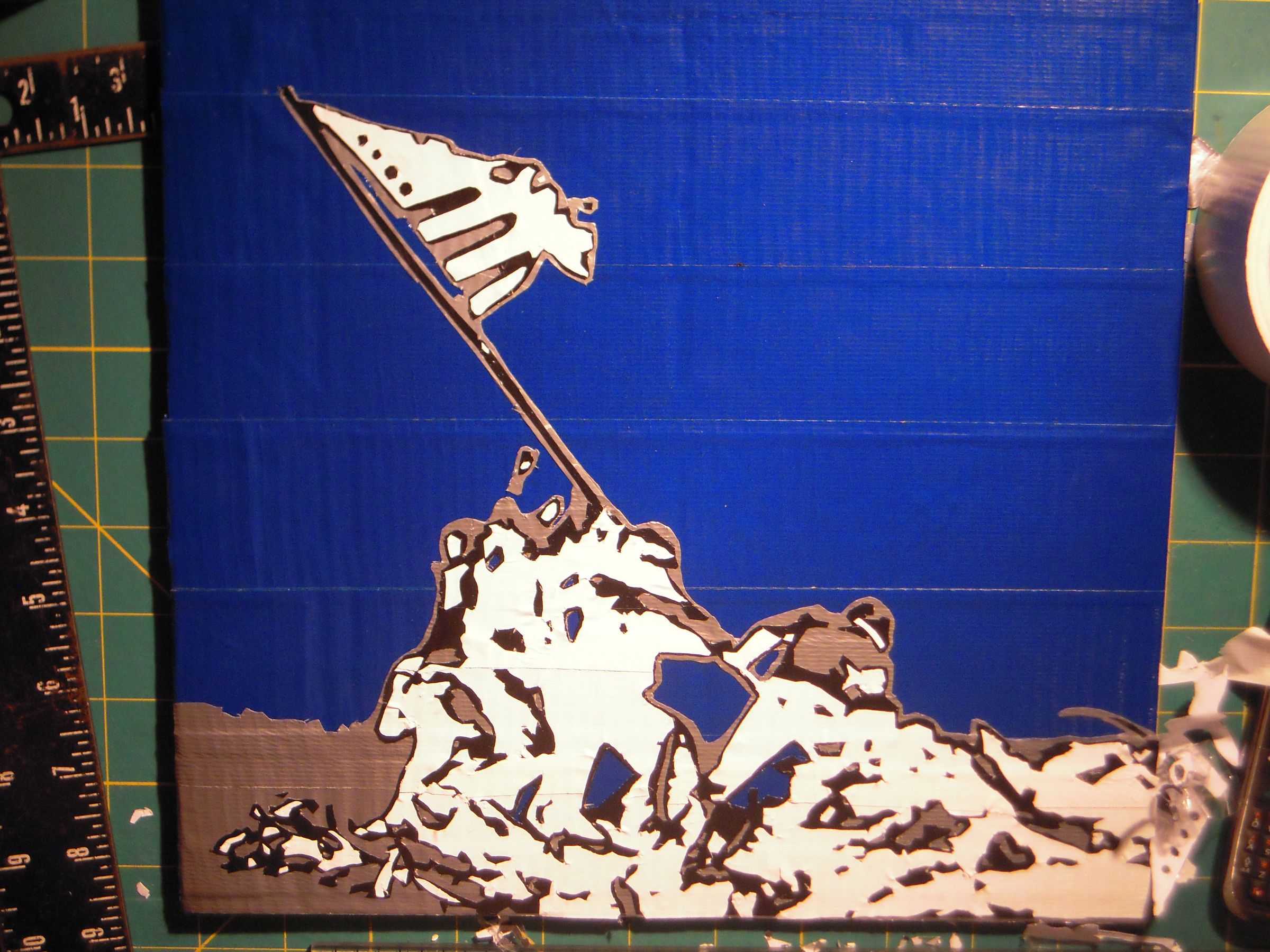 Duct Tape Artwork 6 Steps (with Pictures) Instructables