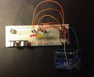 Arduino - Ultrasonic Sensor With LED's and Buzzer : 5 Steps - Instructables