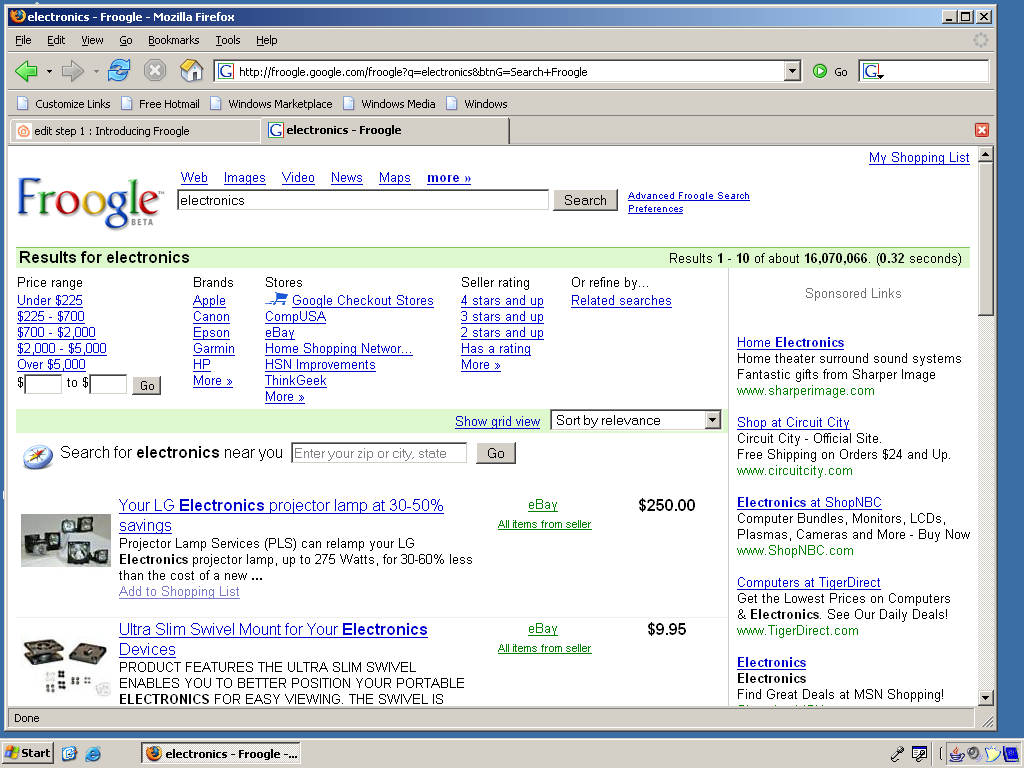 Find Bargains With Froogle : 4 Steps - Instructables