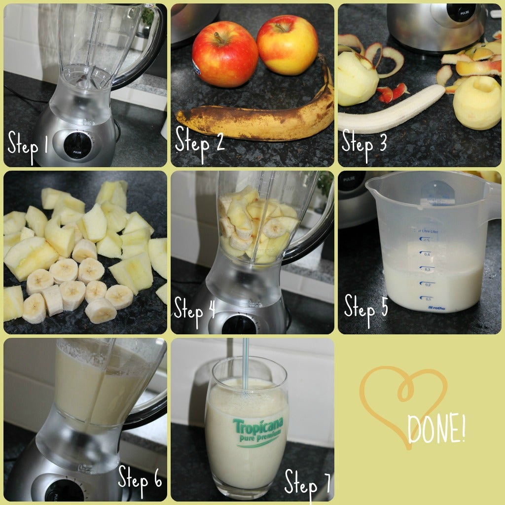 How Do You Make a Apple-Banana Smoothie?! (2-3 People ...