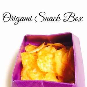 Origami Square Snack Box : 6 Steps (with Pictures) - Instructables
