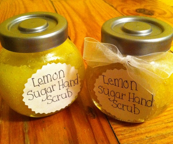 Homemade Hand Scrub