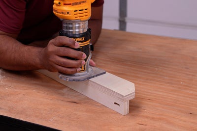 Construindo a cerca do roteador de bancada