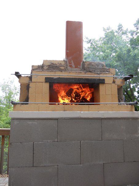 How To Build A Temporary Wood Fired Brick Pizza Oven With Cheap Easy To Find Materials 10 Steps With Pictures Instructables