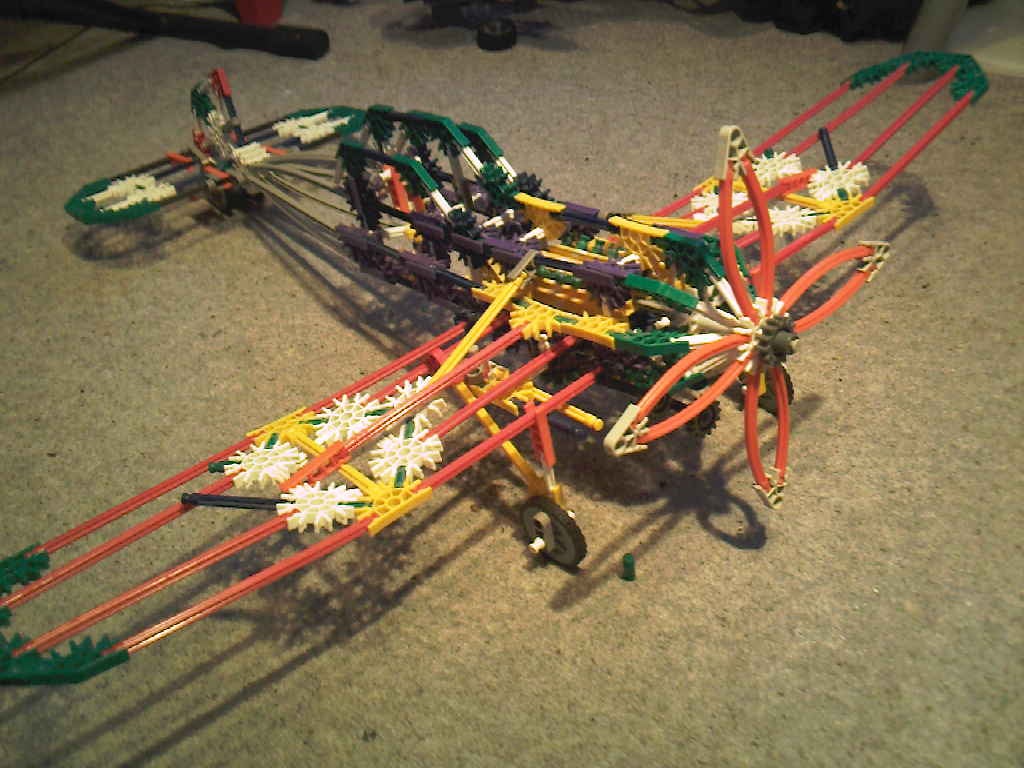 Knex WW2 Fighter Plane Instructables