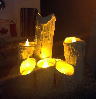 Hot Glue Candles 6 Steps With Pictures Instructables