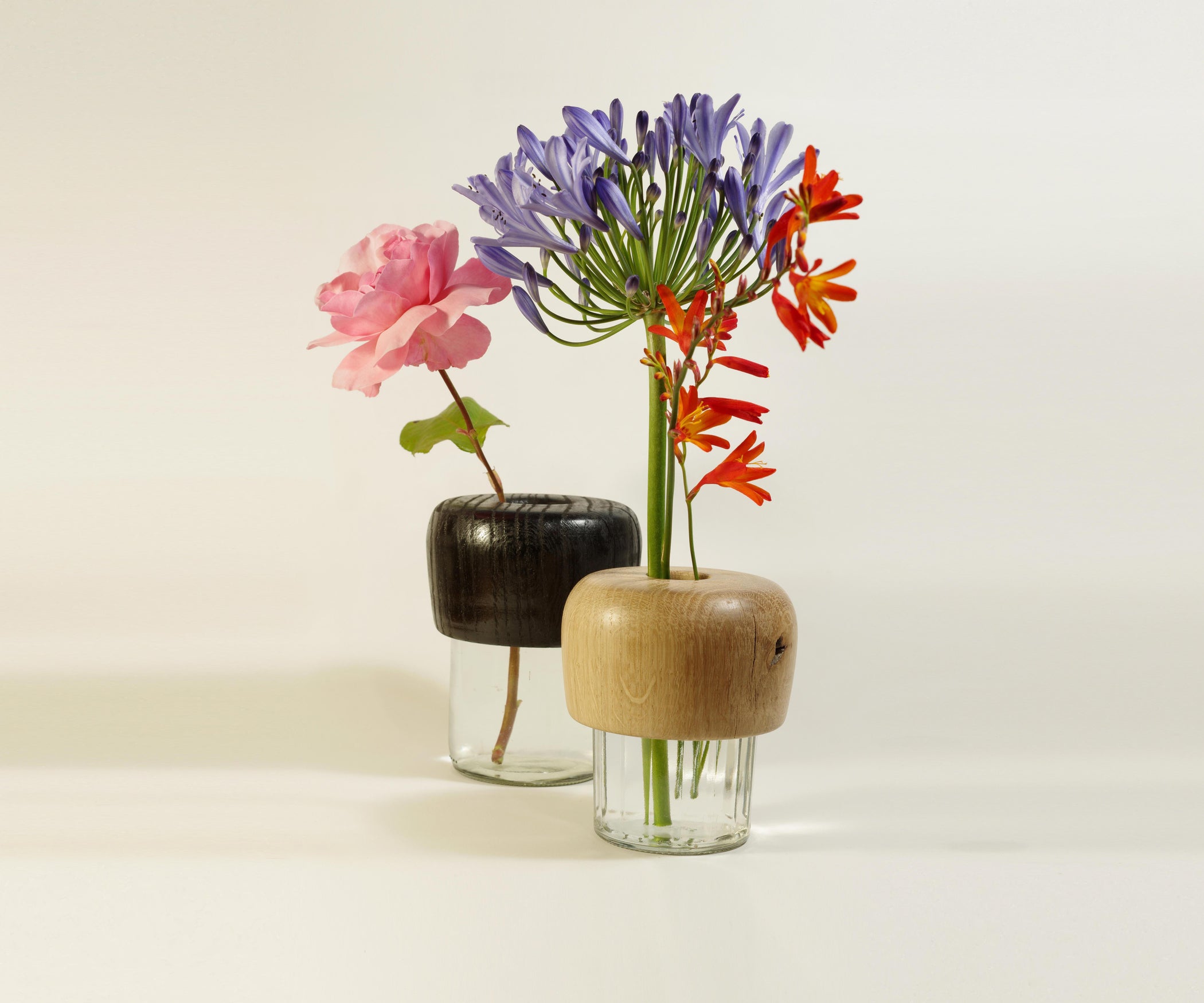 RING . Reuse Glass Jars, Into Pencil Jars or Vases (woodturning) EN