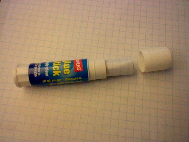 note passing device disguised as gluestick DIY Project DIY Project Image