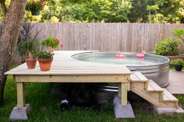 Diy Pool Deck With A Secret Hatch How To Build For Your Stock Tank 11 Steps Pictures Instructables - Stock Tank Pool Deck Diy Diy Pool Deck With A Secret Hatch How To Build For Your Stock Tank 11 Steps Pictures Instructables - Stock Tank Pool Deck Diy