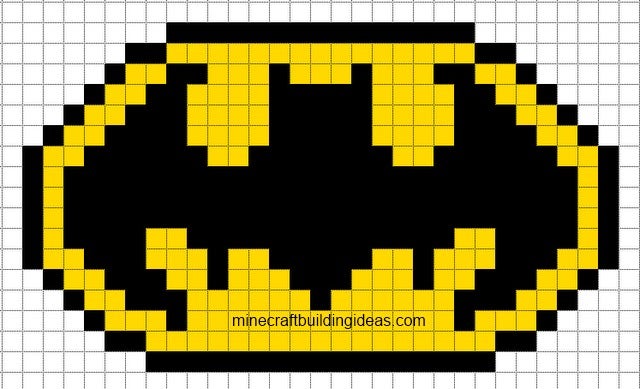 Minecraft Batman Logo 3 Steps Instructables Minecraft Batman Logo 3 Steps Instructables