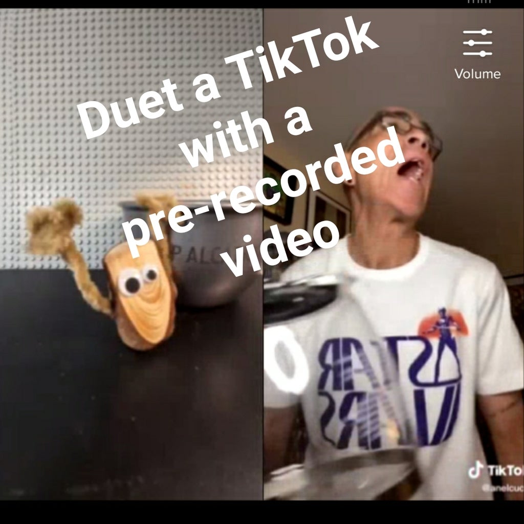 How To Duet On Tiktok With A Saved Video