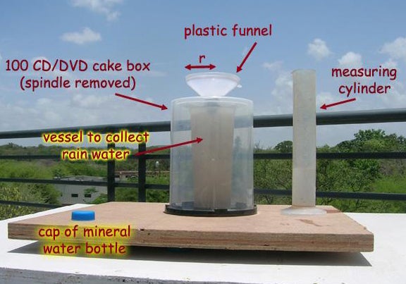 Make A Rain Gauge 8 Steps With Pictures Instructables - Diy Rain Gauge Holder Make A Rain Gauge 8 Steps With Pictures Instructables - Diy Rain Gauge Holder
