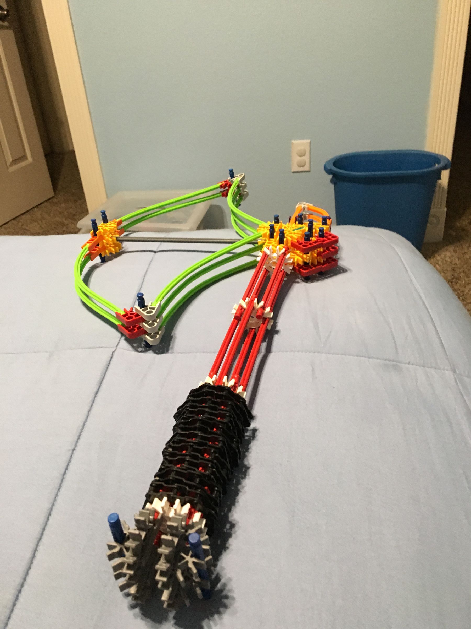 DIY guide for Knex Battle Ax with step-by-step instructions