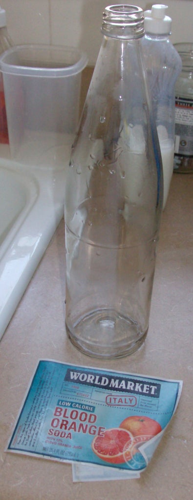 Easiest, Least Messy Way to Remove Labels From Glass Bottles ...