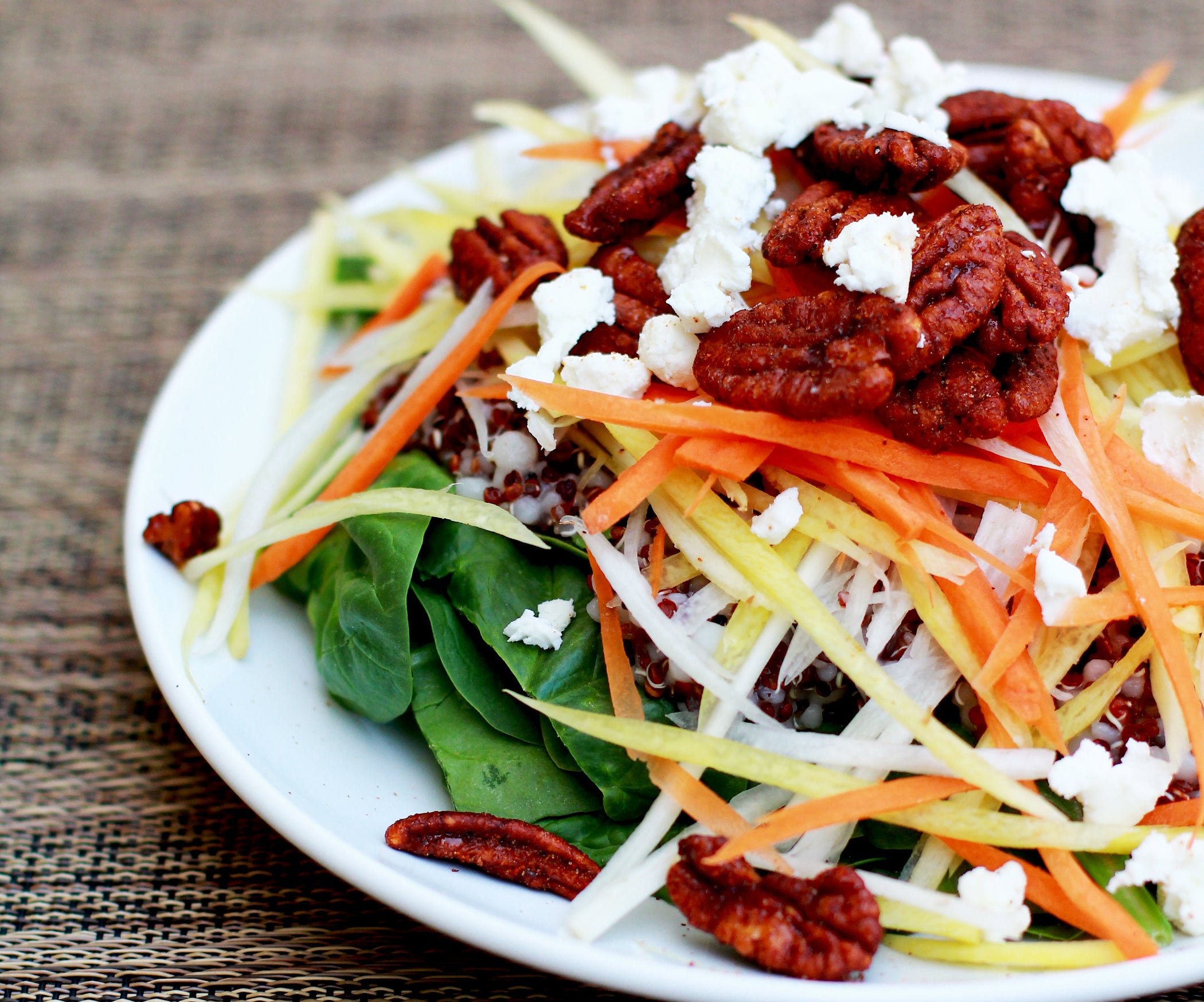 Carrot, Goat Cheese, and Pecan Salad Instructables