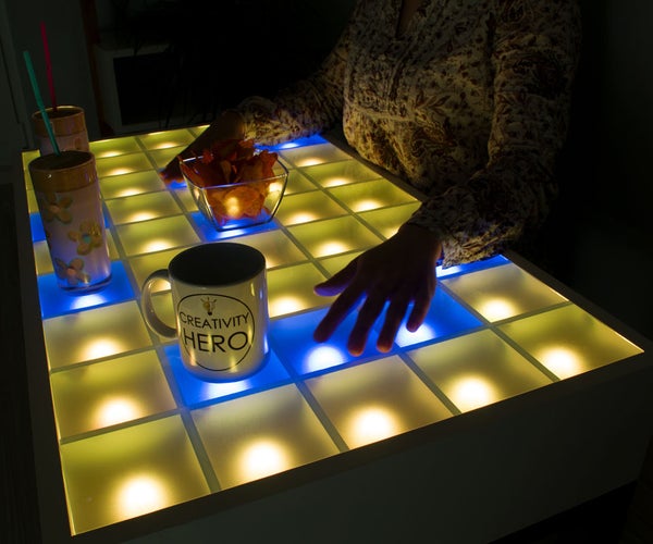 DIY Interactive LED Coffee Table