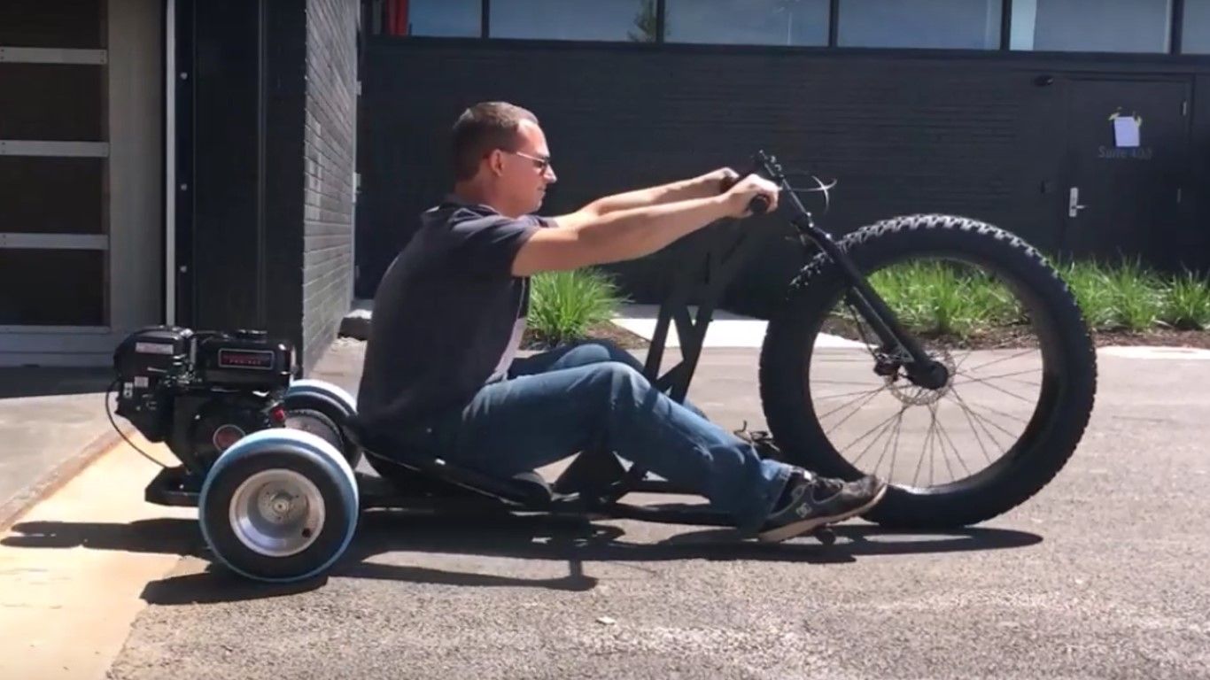 Drift Trike From 16 Gauge Steel Sheet 