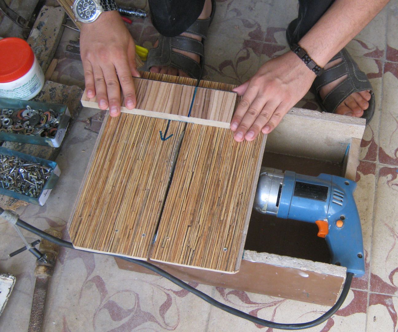 cut wood and metal with drill DIY Project DIY Project Image