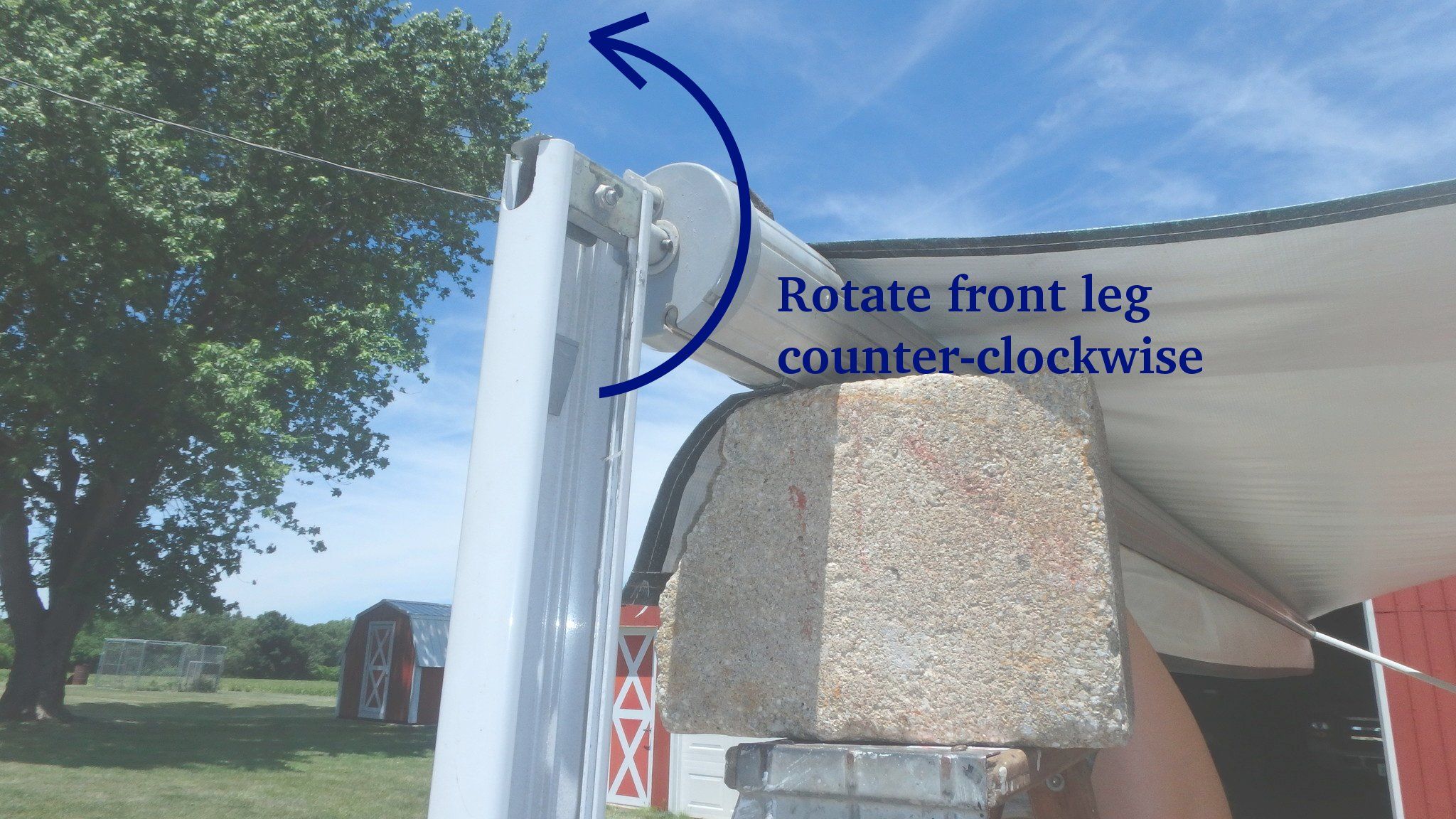 RV Awning Tension Adjustment 12 Steps Instructables