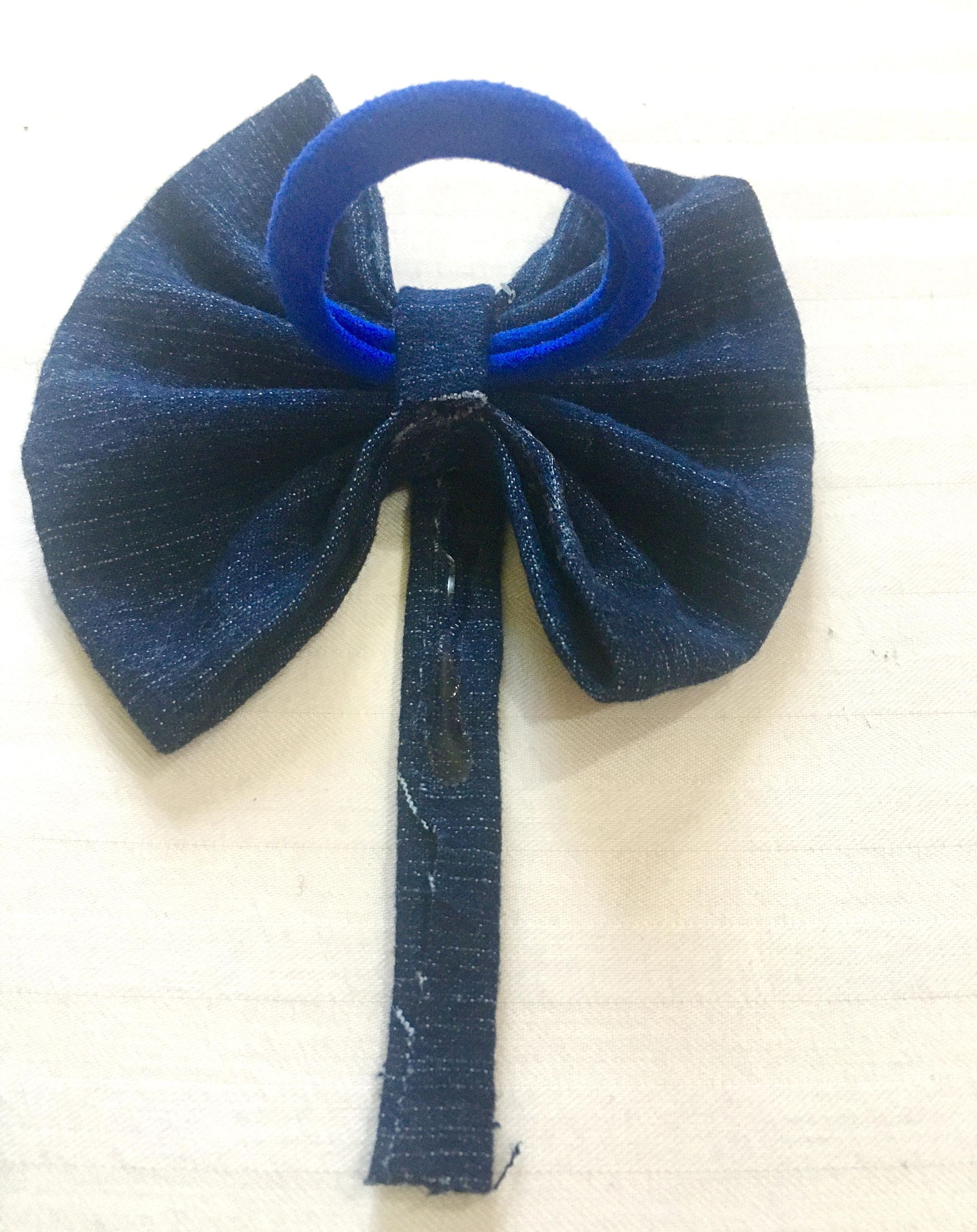 diy bow hair tie