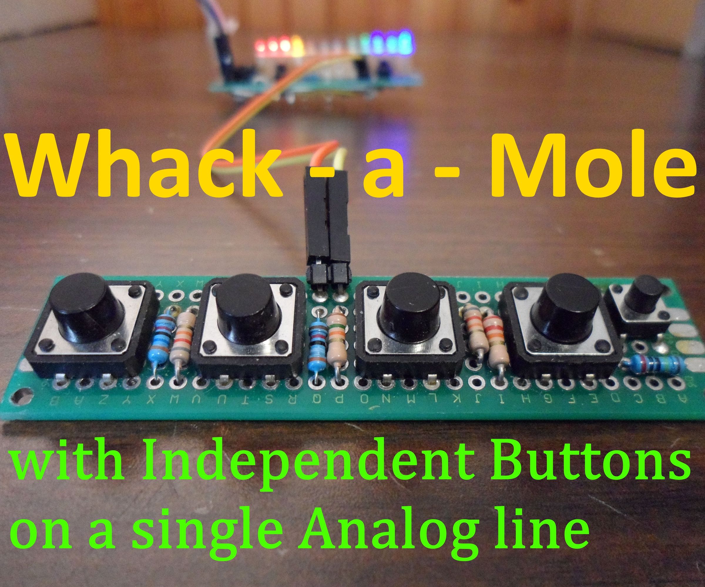 4 button games using one analog input DIY Project DIY Project Image