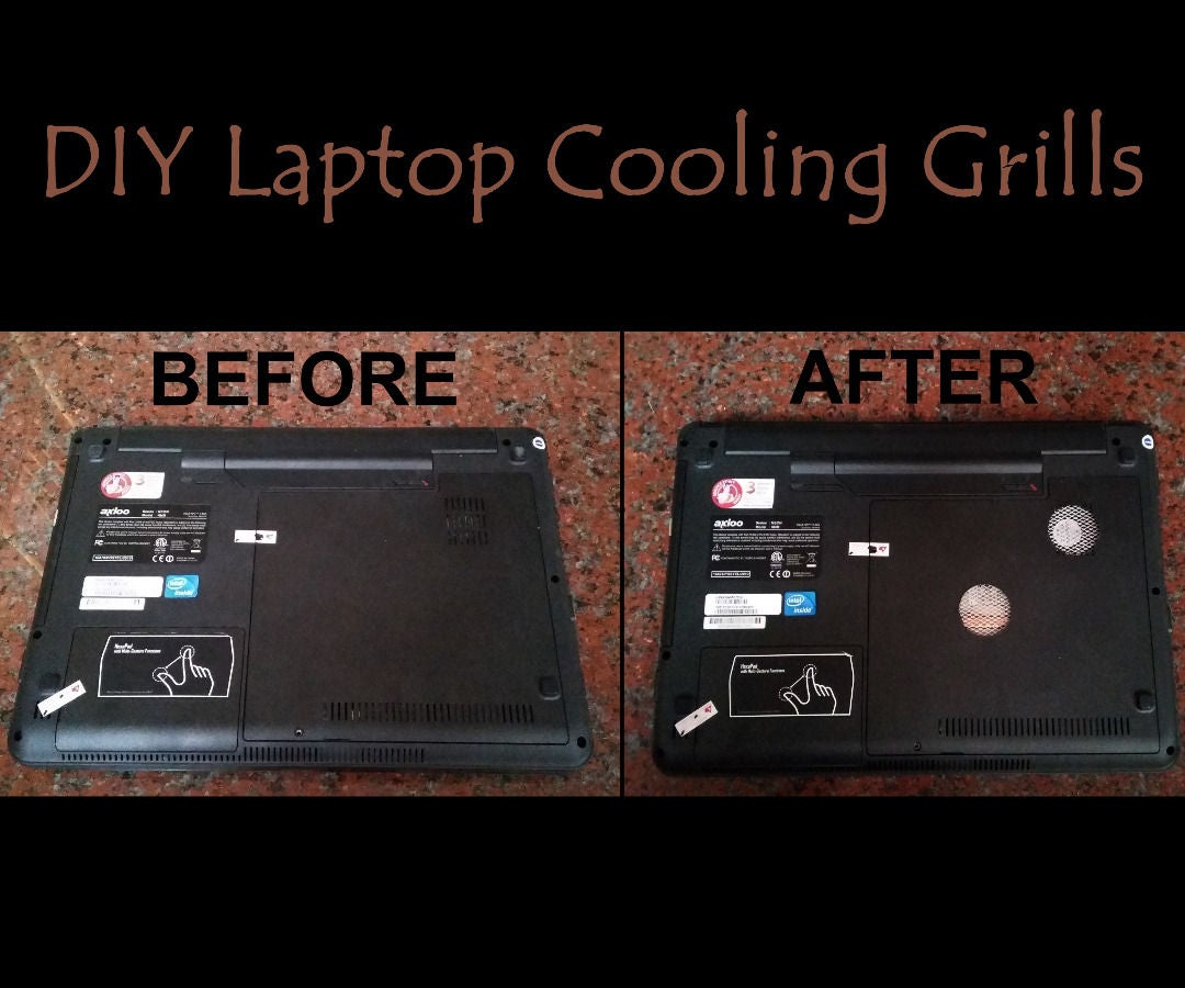 DIY Laptop Cooling Grills 5 Steps Instructables