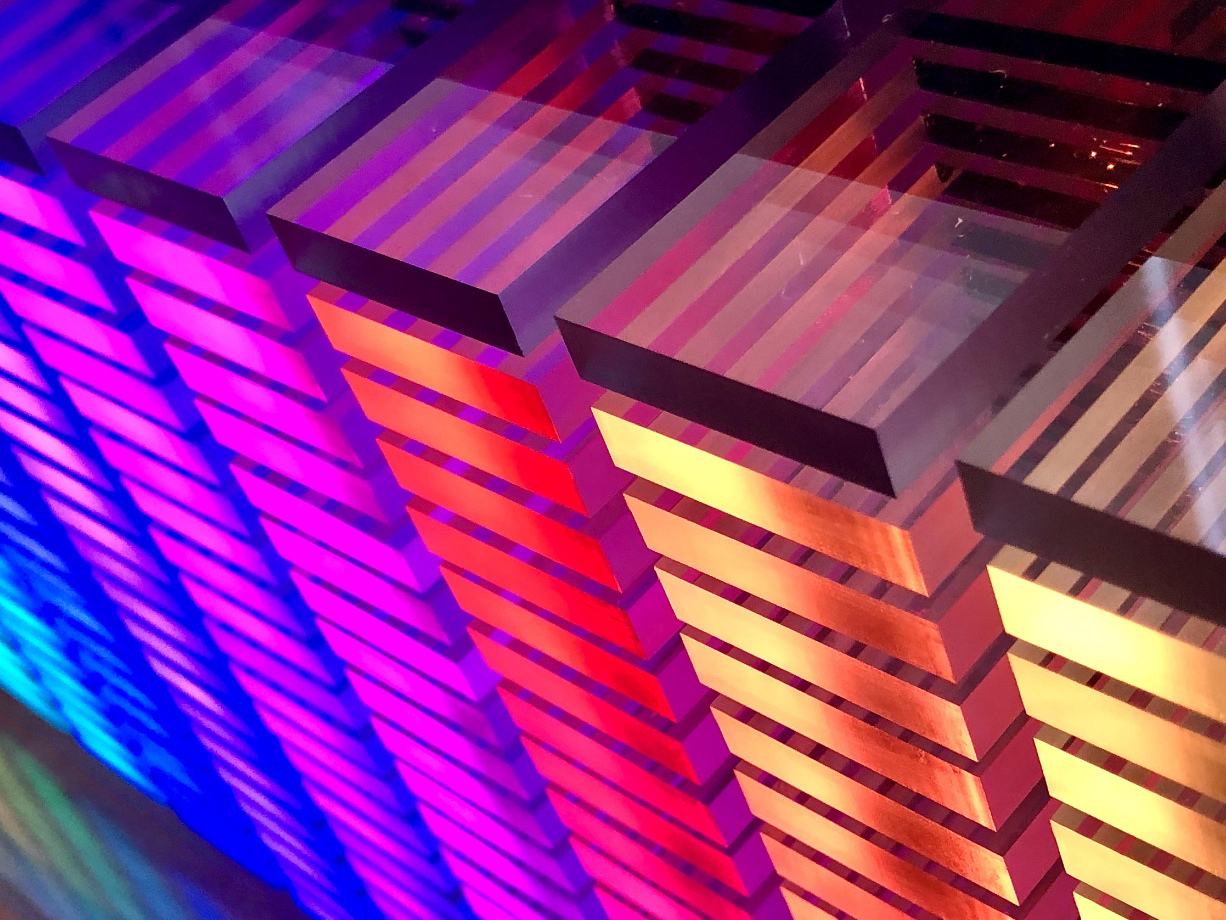 Audio Spectrum Display ASD_V1.0 ESP32 + 399 WS2812B 18 Steps (with