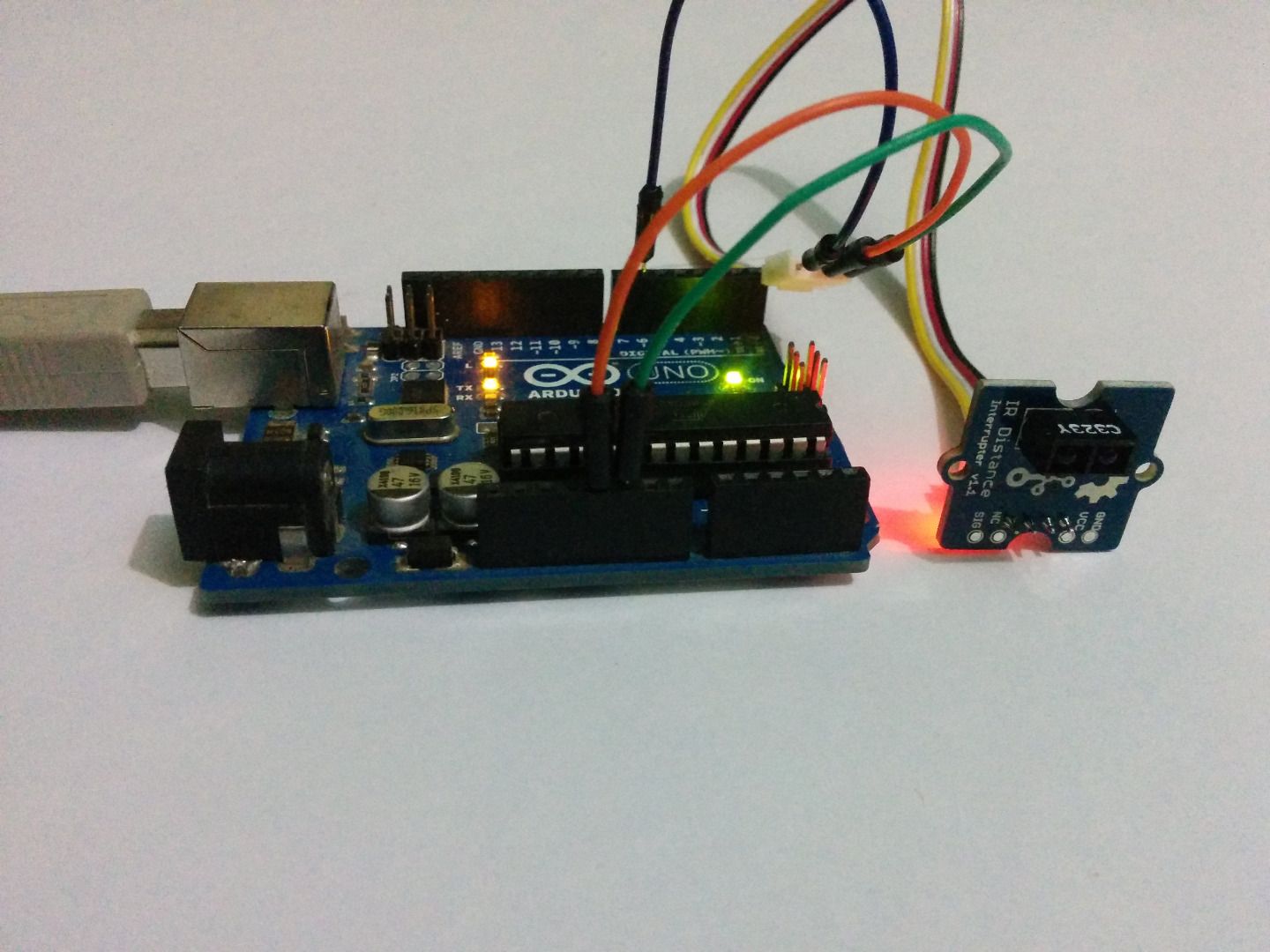 Grove IR Distance Interrupter Arduino 3 Steps Instructables