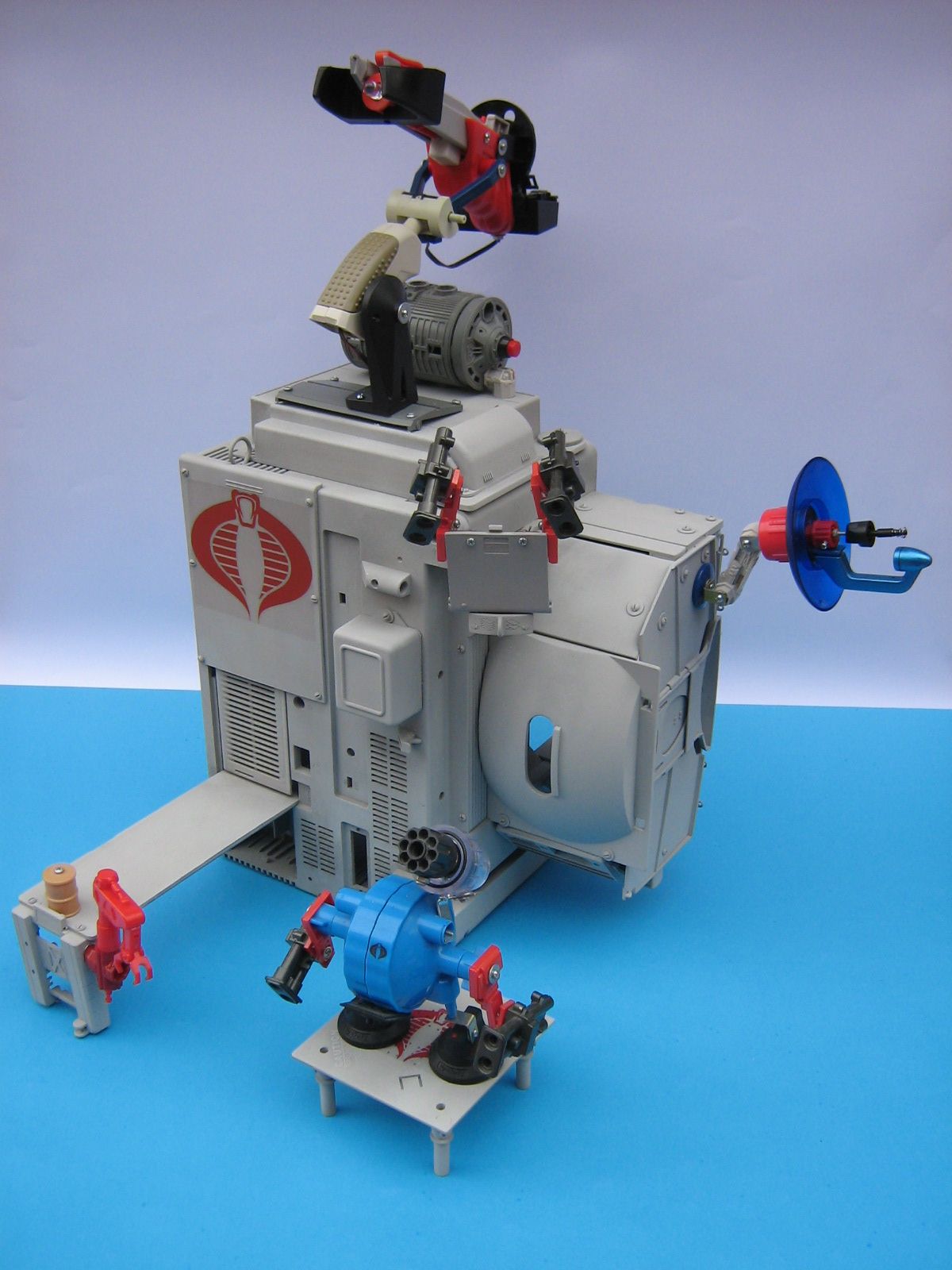 homemade action figure playsets