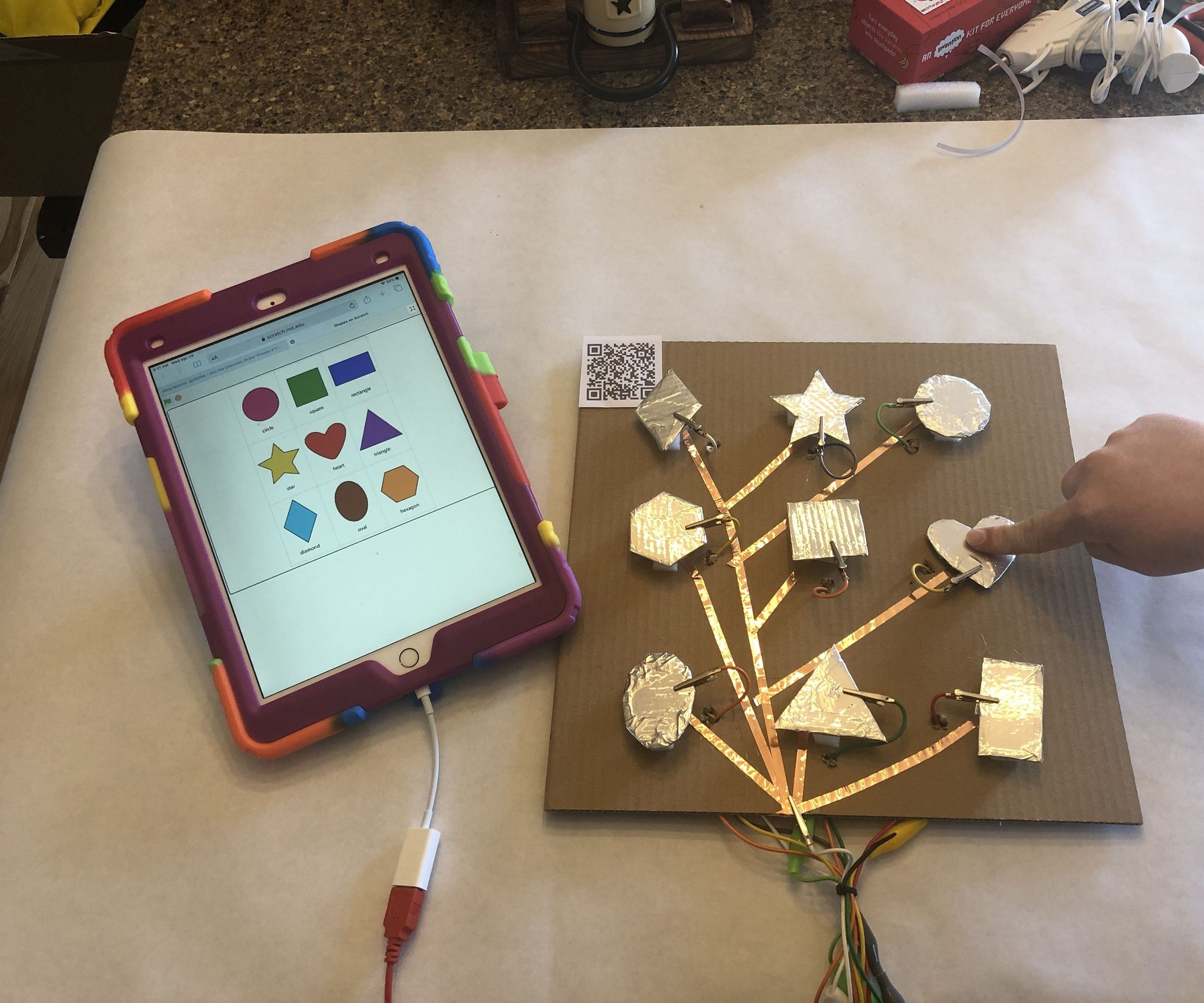 Shapes: Learning for All With Makey Makey