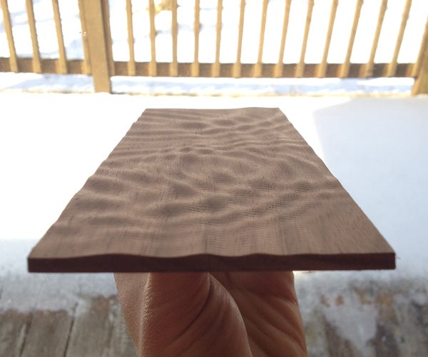 Simulating Water Drops on Wood