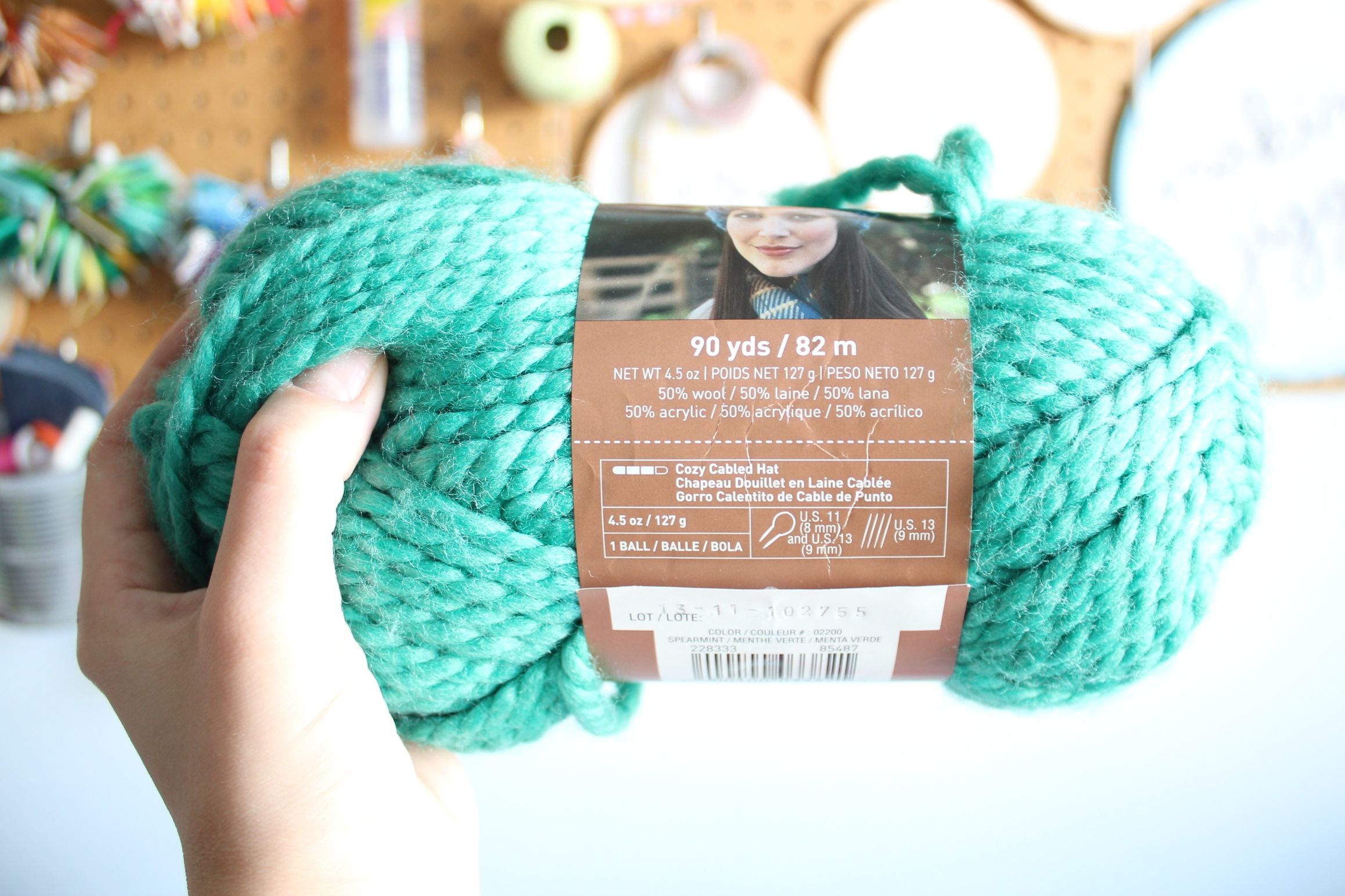Knit a Slouchy Hat on a Round Loom 12 Steps (with Pictures