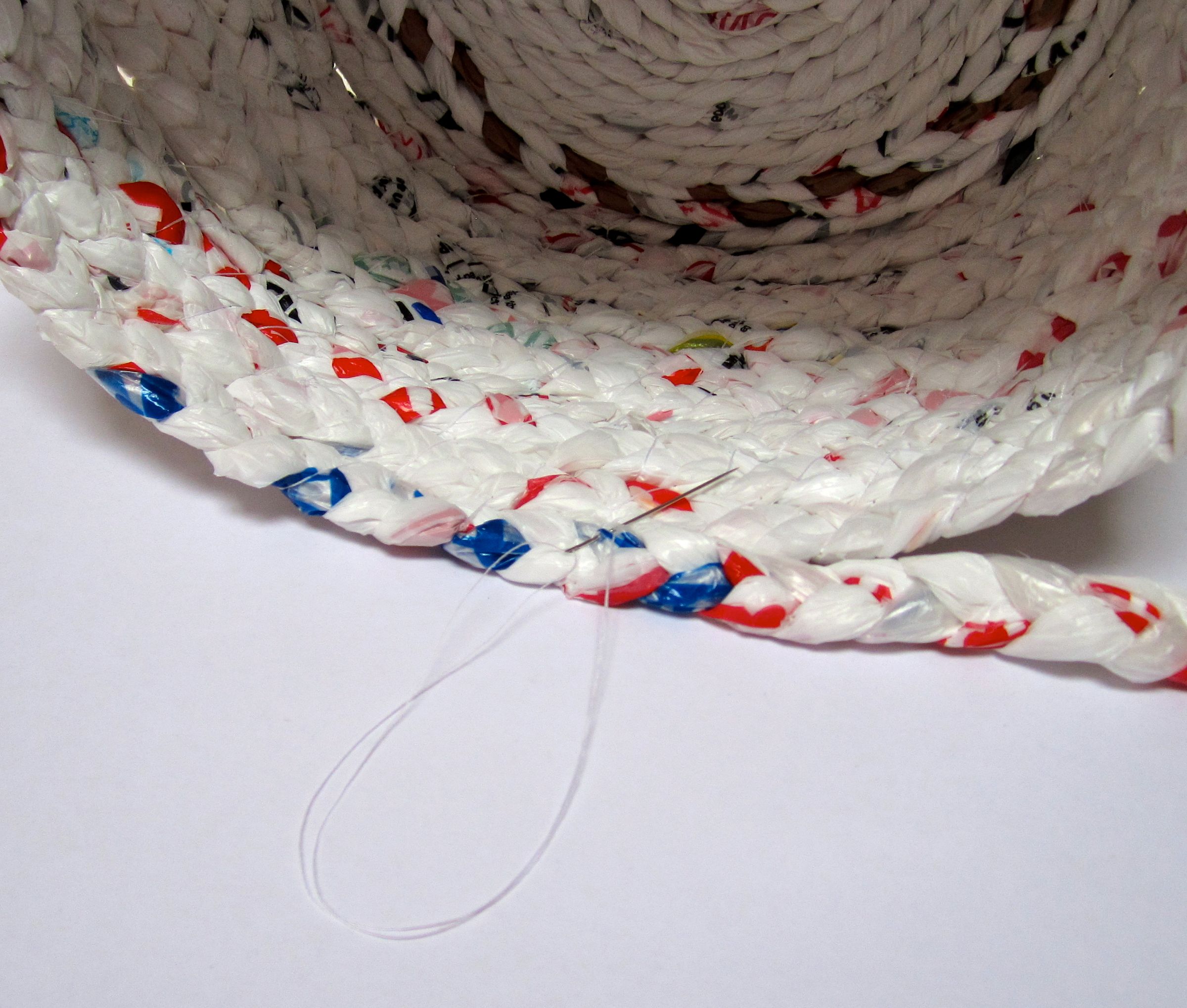 Make a Basket Out of Plastic Bags 11 Steps (with Pictures) Instructables