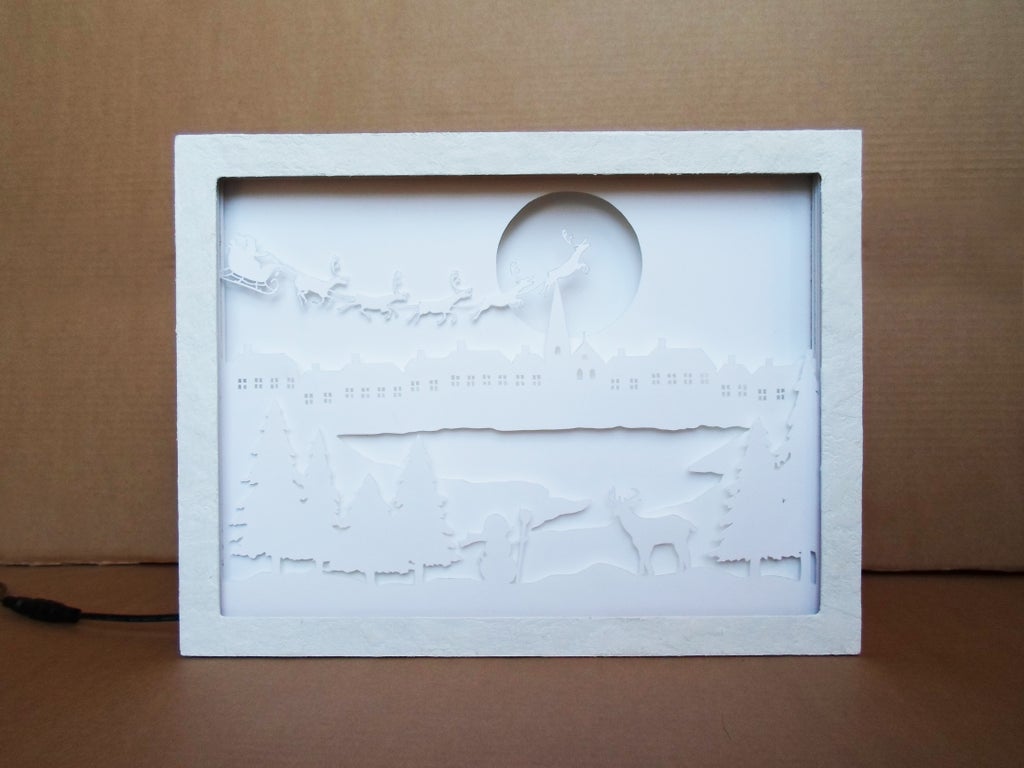 diy paper cut shadow box 9 steps