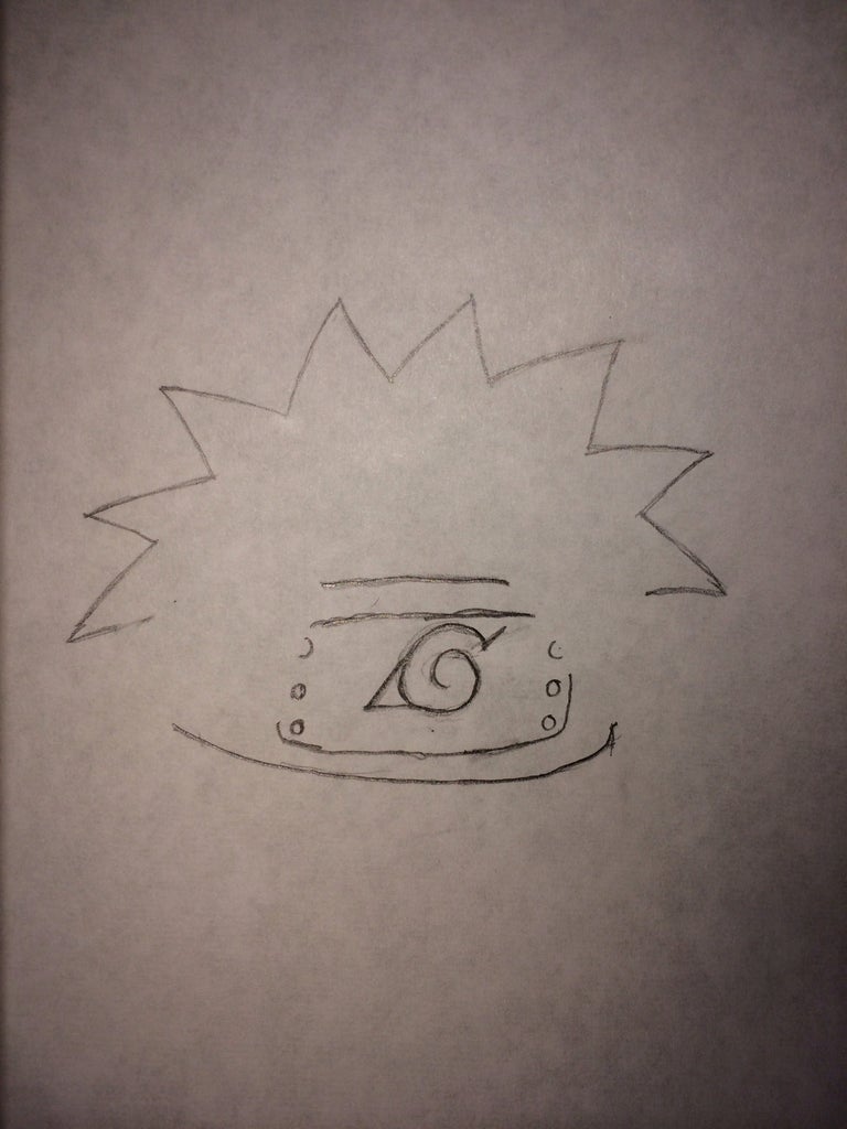 How To Draw Naruto 7 Steps Instructables How To Draw Naruto 7 Steps Instructables