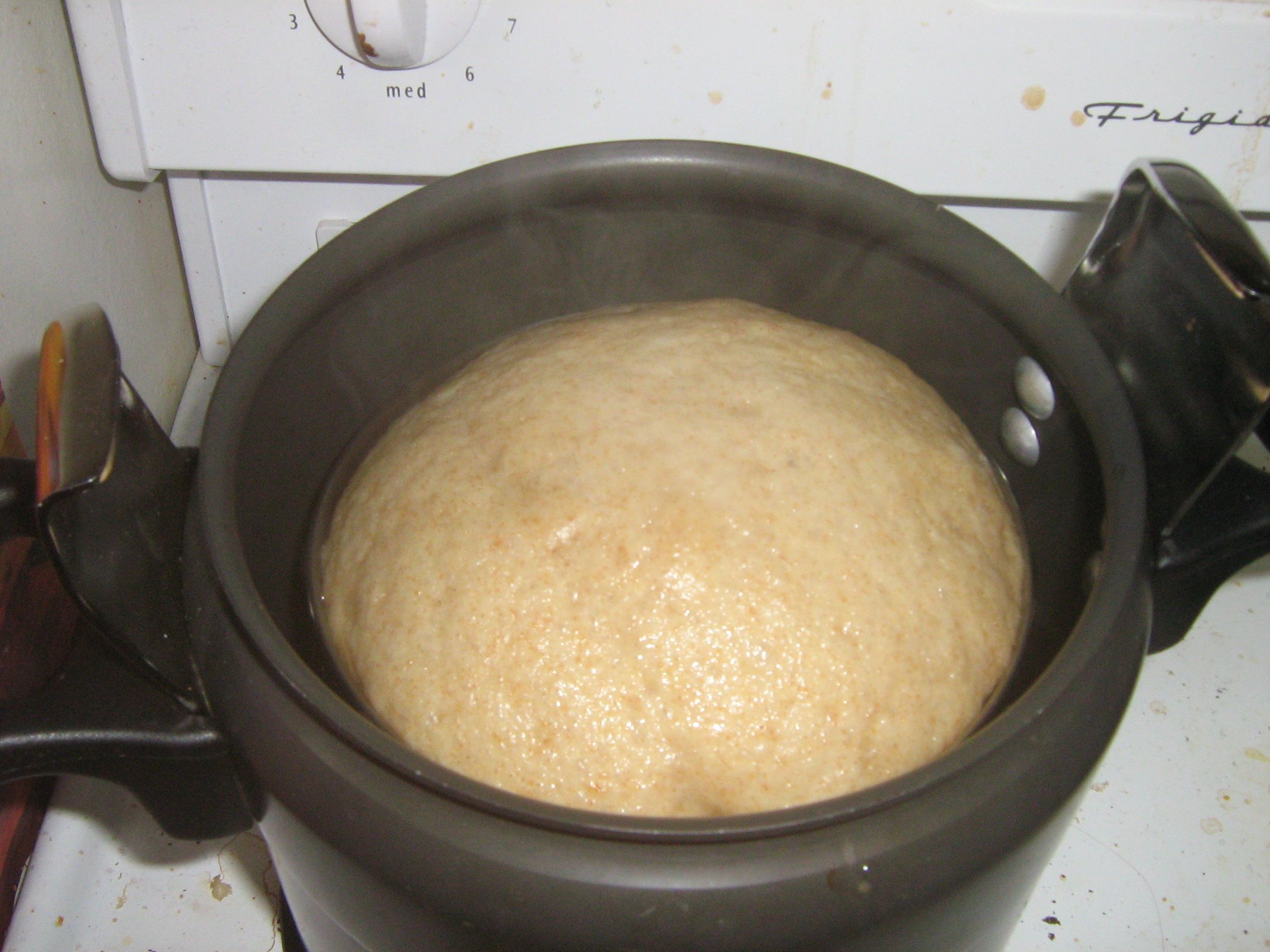Easy Bread Anywhere "Baking" Bread in a Pressurecooker 6 Steps