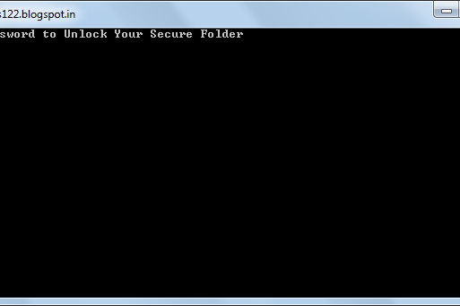 Now Double Click on Lock.bat and When Command Promp Appears Type Y and Press Enter.