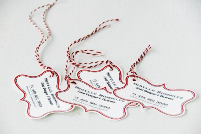 DIY guide for Bakers Twine Business Cards with step-by-step instructions