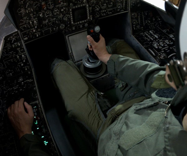 Full Scale Fighter Jet Cockpit From Cardboard