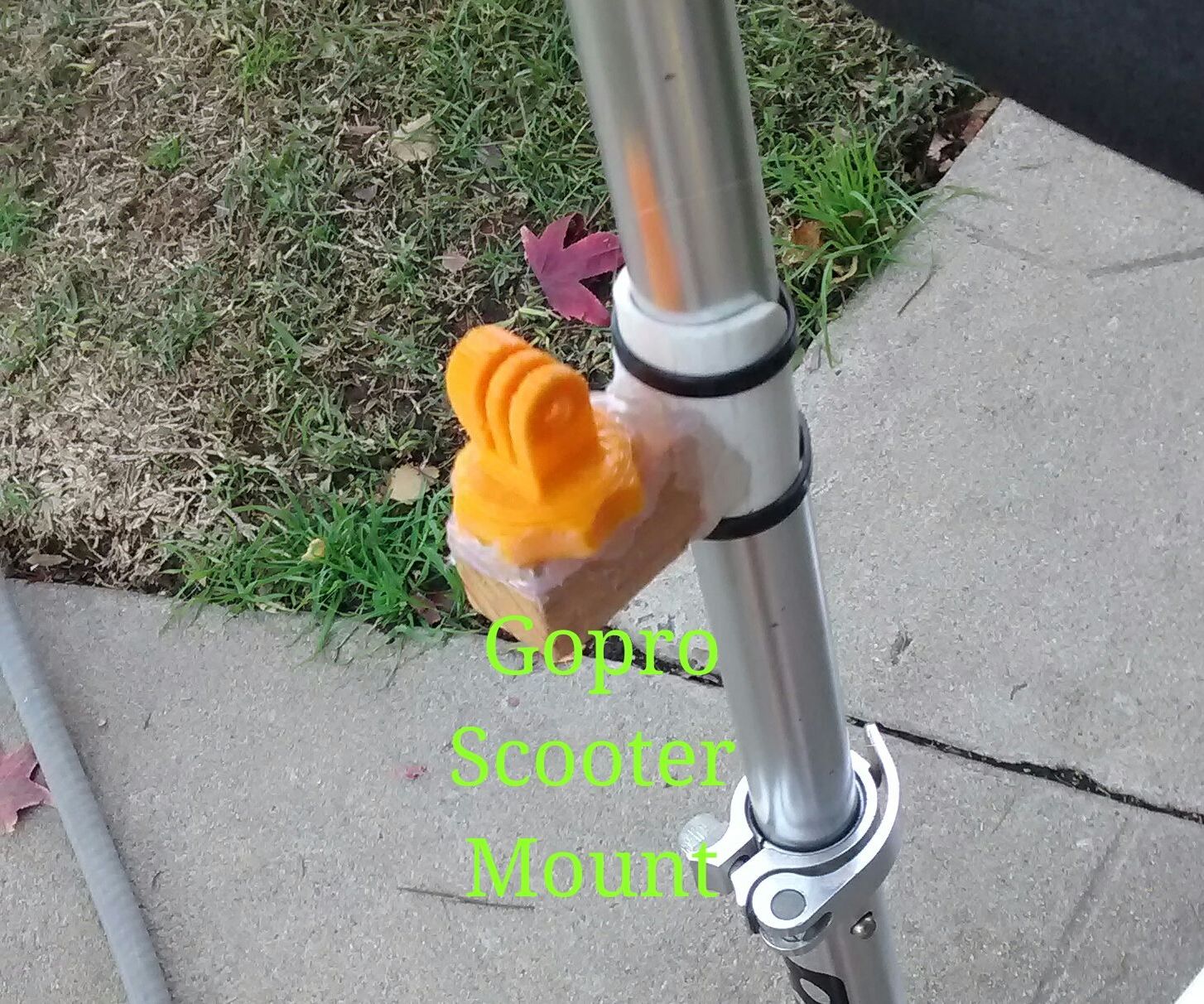 Gopro Scooter Mount 10 Steps Instructables